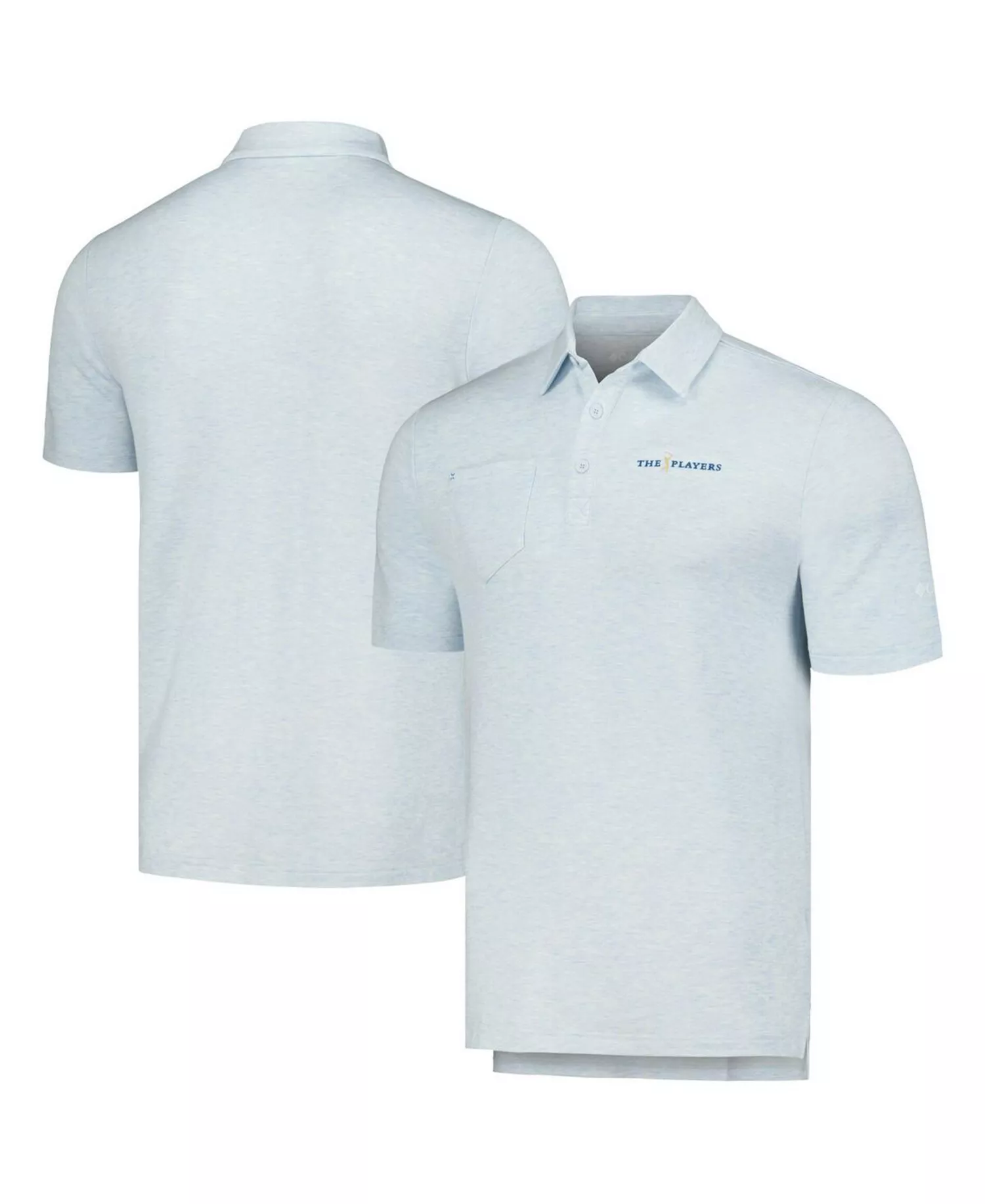 mni-9b05b1f152e74ef6add4e8b4865c1f70 Men's Light Blue The Players Omni-Shade Clubhead Polo