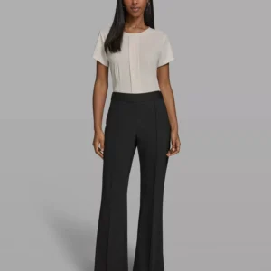 Women's Mid-Rise Wide-Leg Pants