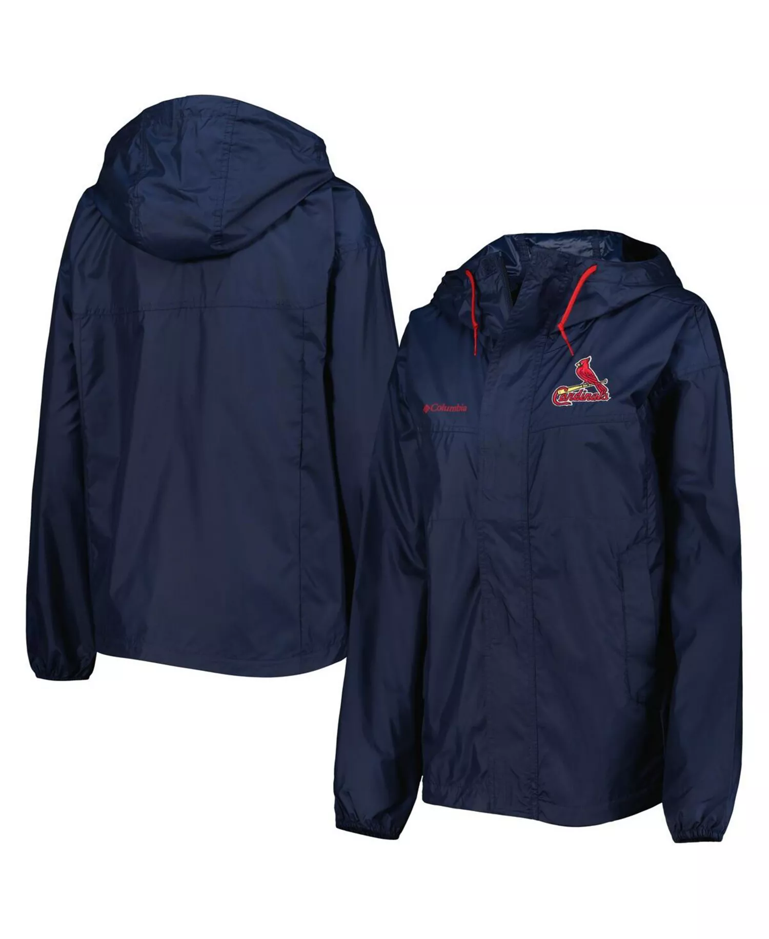 mni-9e91db692d308c52b245394b0d036dd3 Women's Navy St. Louis Cardinals Flash Challenger Windbreaker Jacket