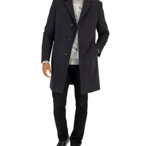 Men's Classic-Fit Camber Wool Overcoat