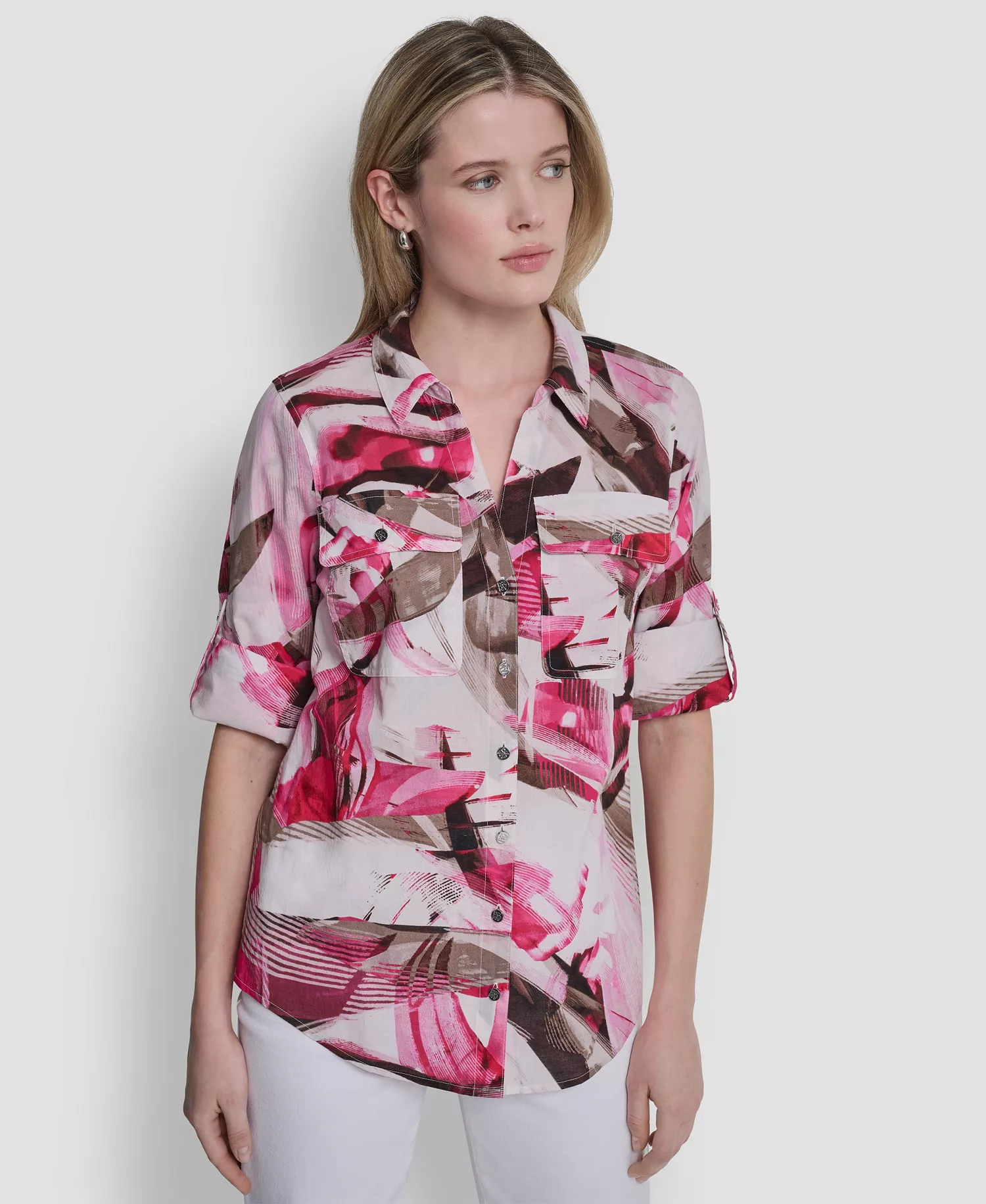 mni-9f6ca6293b274729fc82526fb650ccbc Women's Printed Long-Sleeve Shirt — изображение 5