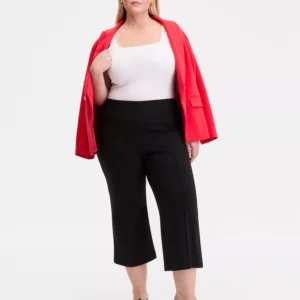 Plus Size High Rise Pull-On Ponte Pants, Macy's Exclusive