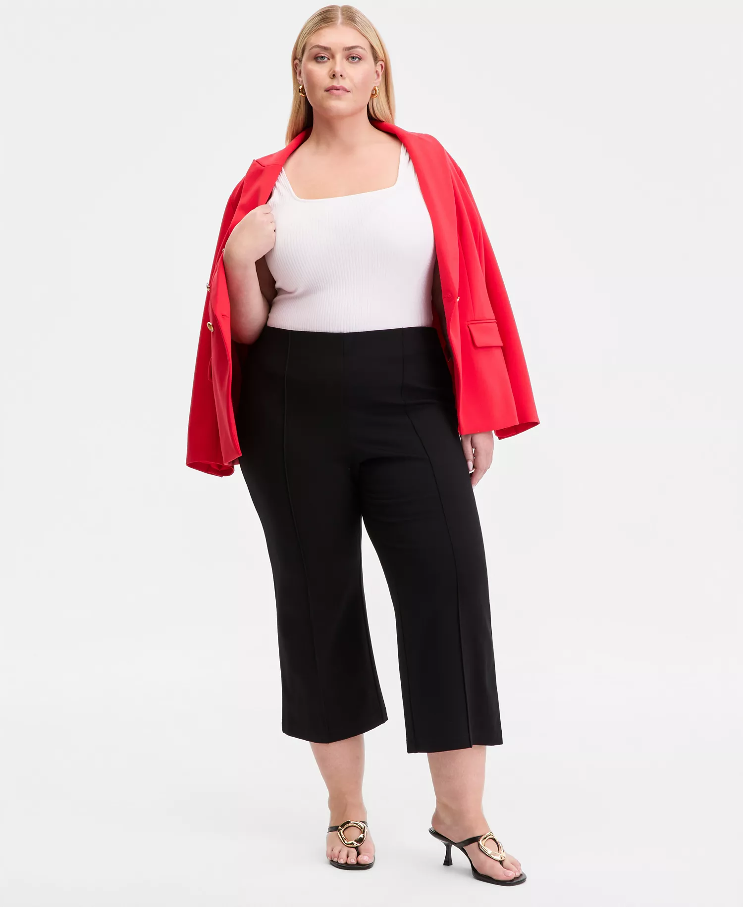 mni-a07db73e7ab77b1daf1012ed93ea1e5d Plus Size High Rise Pull-On Ponte Pants, Macy's Exclusive