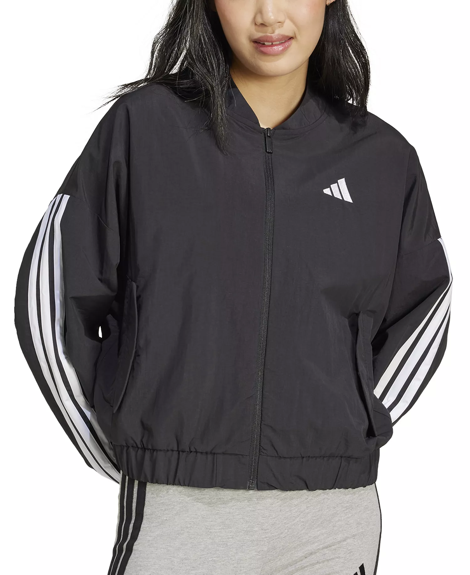 mni-a094fcce71e2862ba86d498071fbac8f Women's Essentials 3-Stripes Lifestyle Bomber Jacket