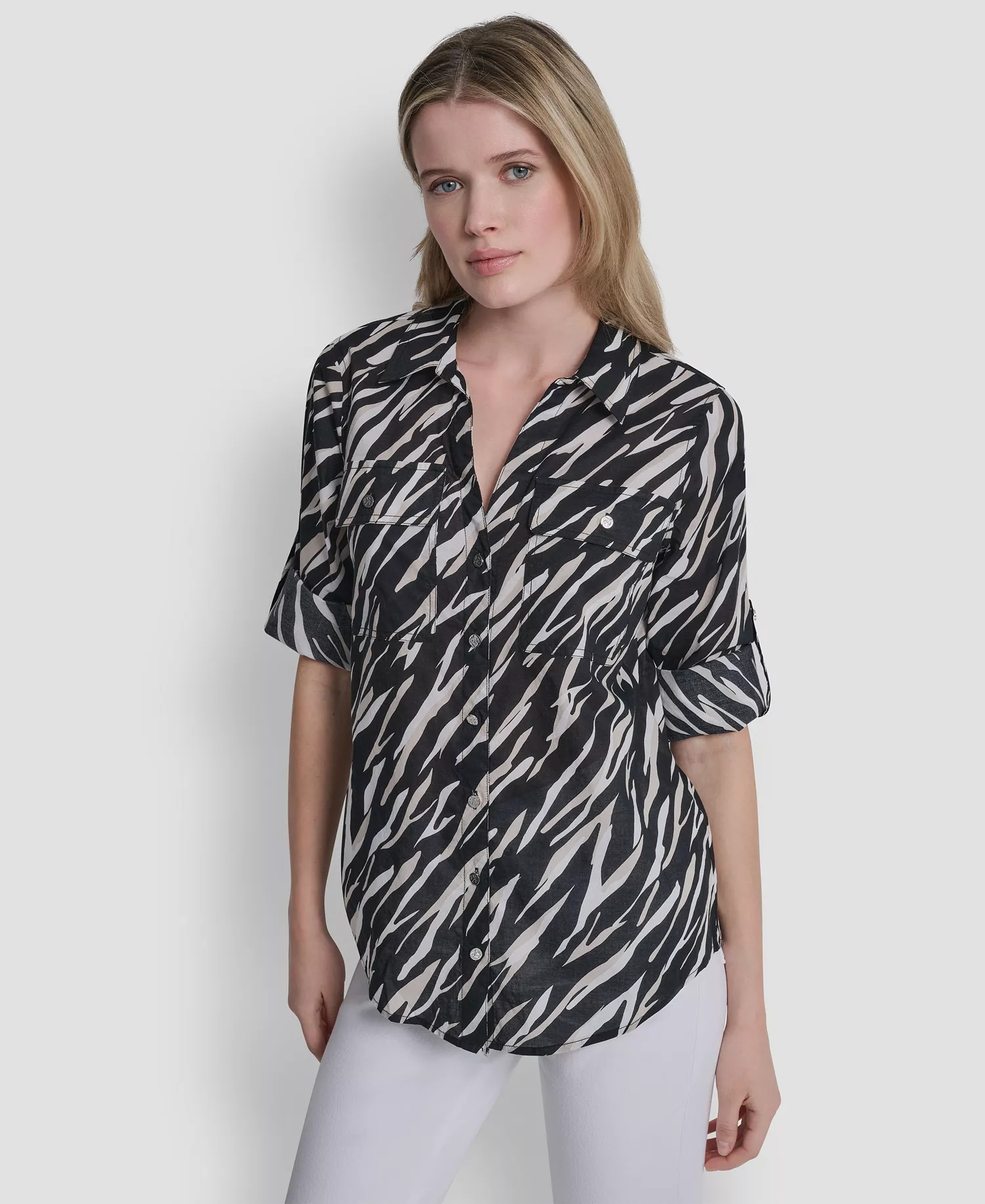 mni-a09e3d65f81572b2b3e7b27dfb531cad Women's Printed Long-Sleeve Shirt
