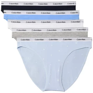Women's 5-Pack. Modern Logo Low-Rise Bikini Underwear QD5208