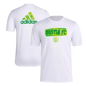 Men's White Austin FC Local Pop AEROREADY T-shirt