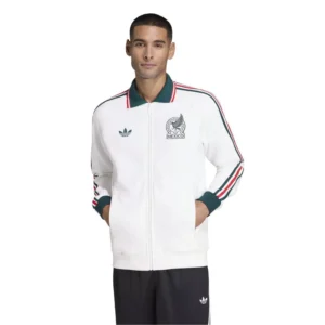 Men's White Mexico National Team 2026 World Cup Anthem Full-Zip Jacket