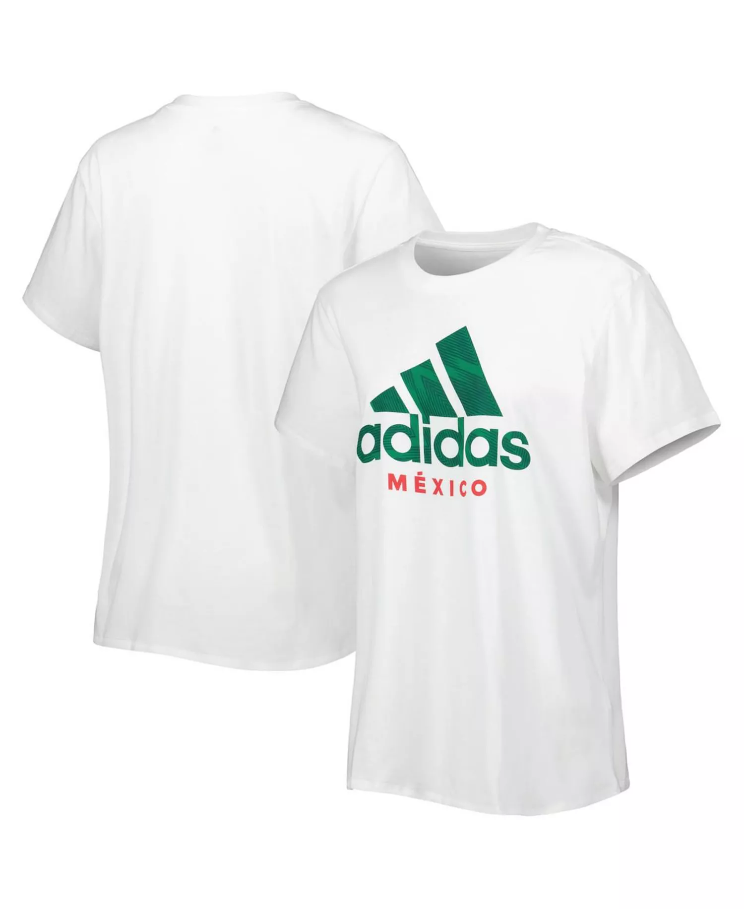mni-a2072ba3f4551628f3089c0a449f7910 Women's White Mexico National Team DNA T-shirt