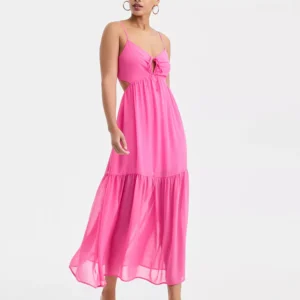 Women's V-Neck Sleeveless Midi Dress, Macy's Exclusive