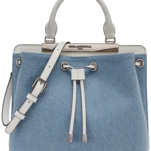 Evelina Drawstring Small Bucket Bag
