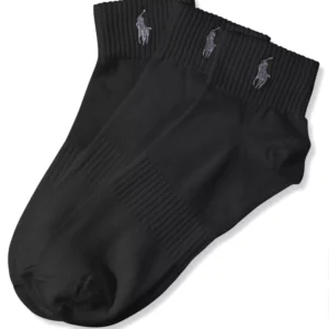 Ralph Lauren Men's 3-Pk. Technical Quarter Socks