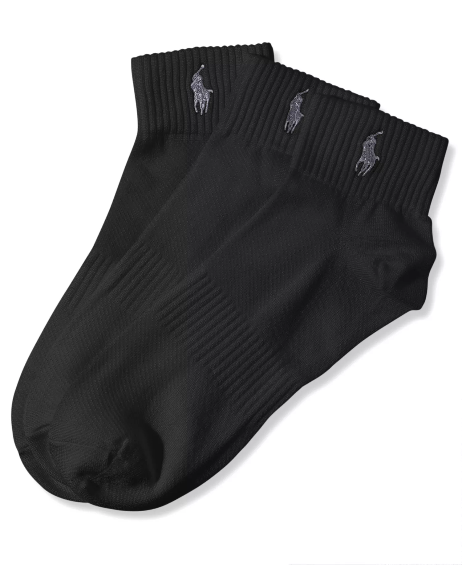 mni-a4e0e79e6c1d1824e13ce1edd65d2524 Ralph Lauren Men's 3-Pk. Technical Quarter Socks