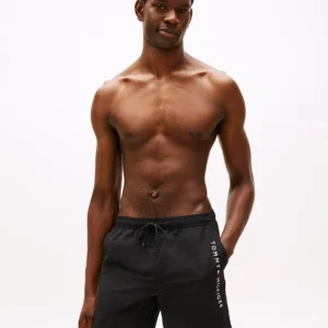 Men's Classic-Fit Drawstring Zip Pocket Swim Trunks