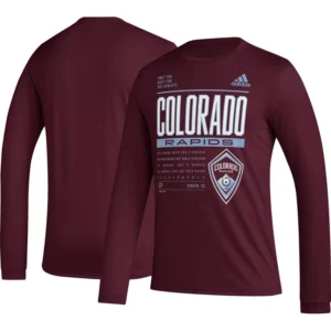Men's Burgundy Colorado Rapids Club DNA Long Sleeve T-shirt