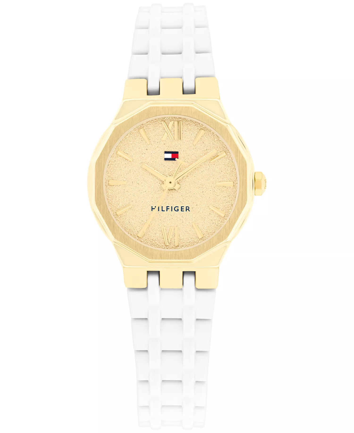 mni-a57072f593d2b7a09e3b1d85fecc6514 Women's Quartz White Silicone Strap Watch, 25mm