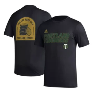 Men's Black Portland Timbers Team Jersey Hook AEROREADY T-shirt