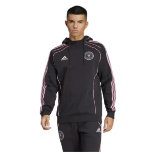 Men's Black Inter Miami CF 2025 Travel Pullover Hoodie