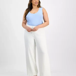 Plus Size Wide-Leg Pants