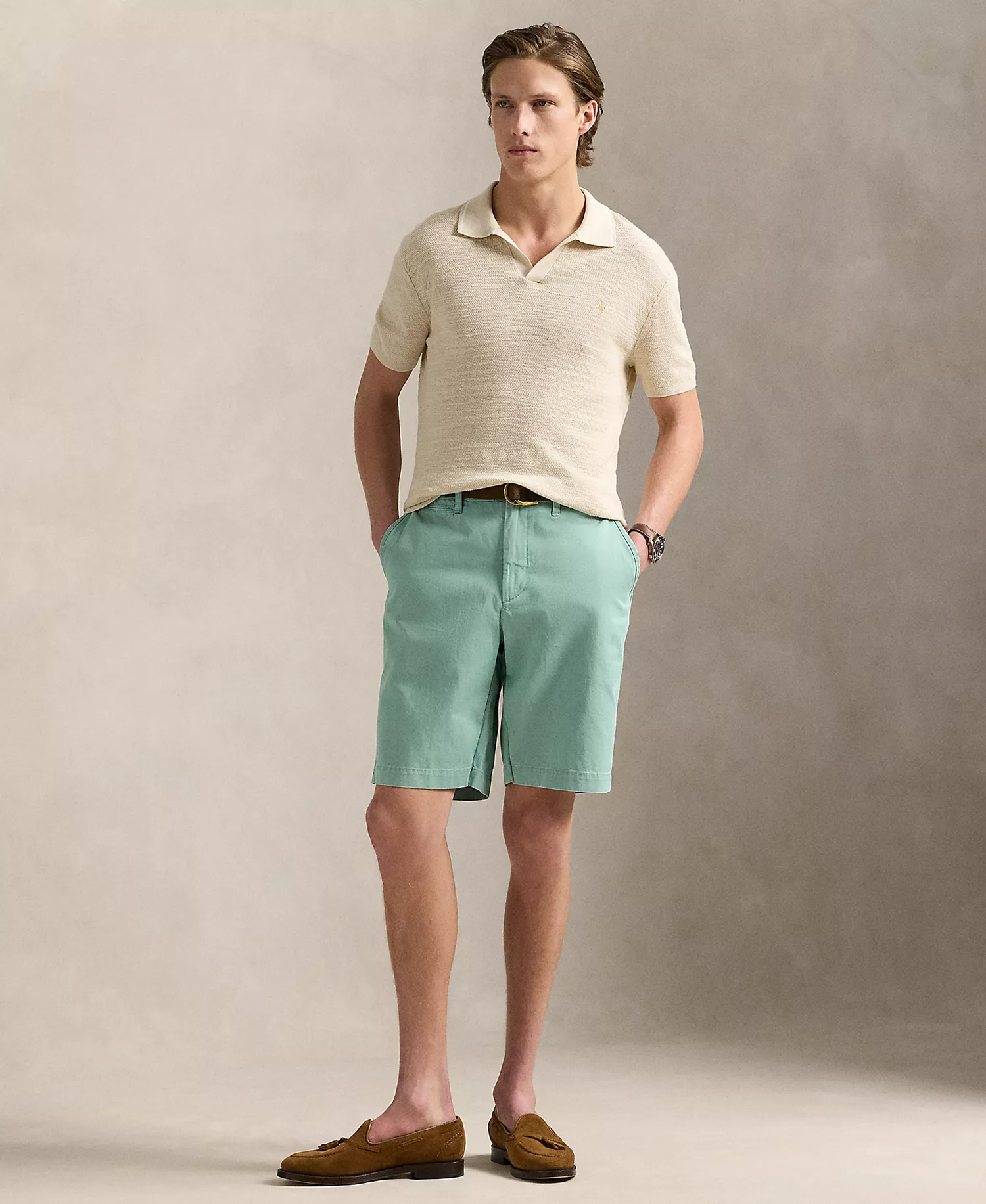 mni-a7eb2f63463df2bd80e49535ca45eae0 Men's Relaxed Fit Twill 10" Short — изображение 3