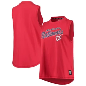 Women's Red Washington Nationals Marcie Tank Top
