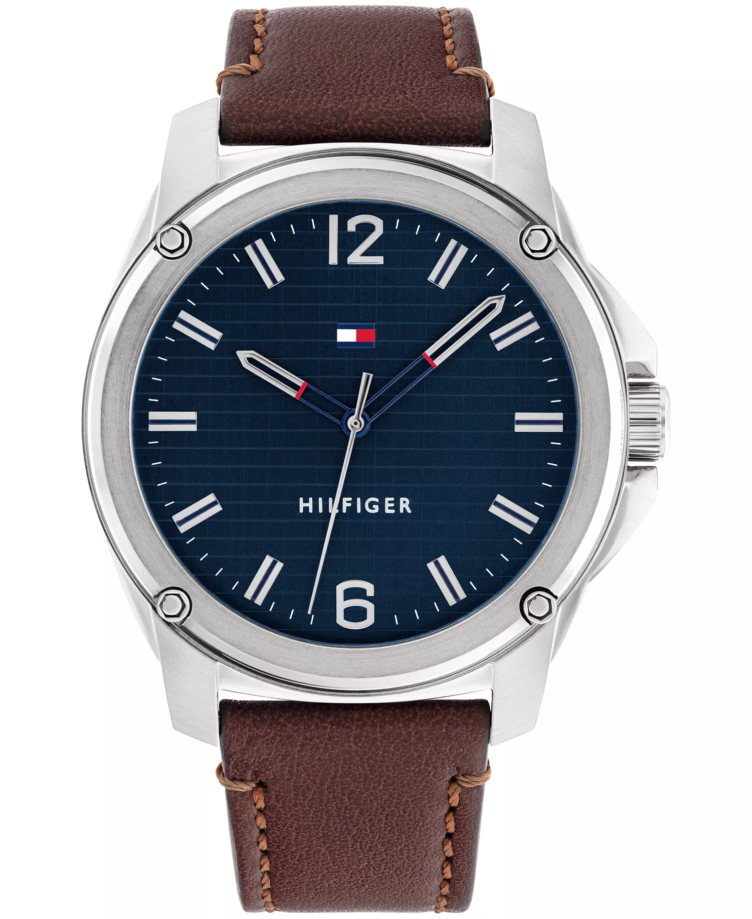mni-a9fa693f05ecaab2c42e5b677205ac9e Men's Brown Leather Strap Watch 44mm