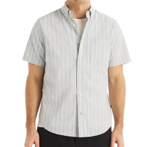 Men's Short Sleeve Stripe Shirt