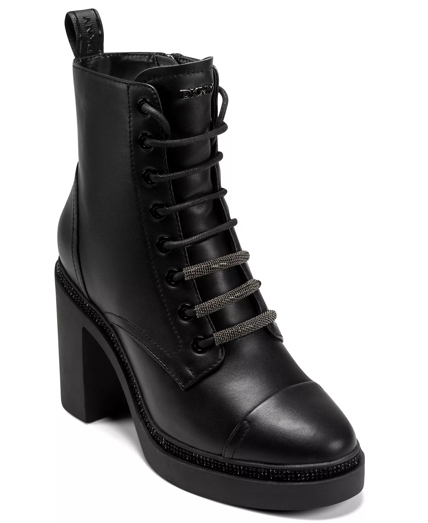 mni-ab3c7c284d6c55160d101e2a1e318147 Women's Zippered Platform Heel Boots
