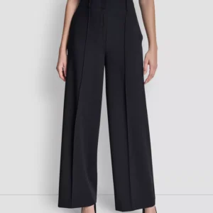 Women's Pintuck Wide Leg Pants