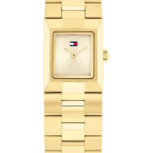 Women's Quartz Gold Tone Stainless Steel Bracelet Watch, 20.50mm x 25.20mm
