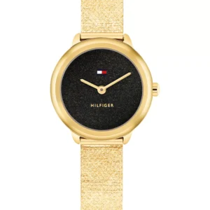 Women's Quartz Gold Tone Stainless Steel Mesh Bracelet Watch, 26mm