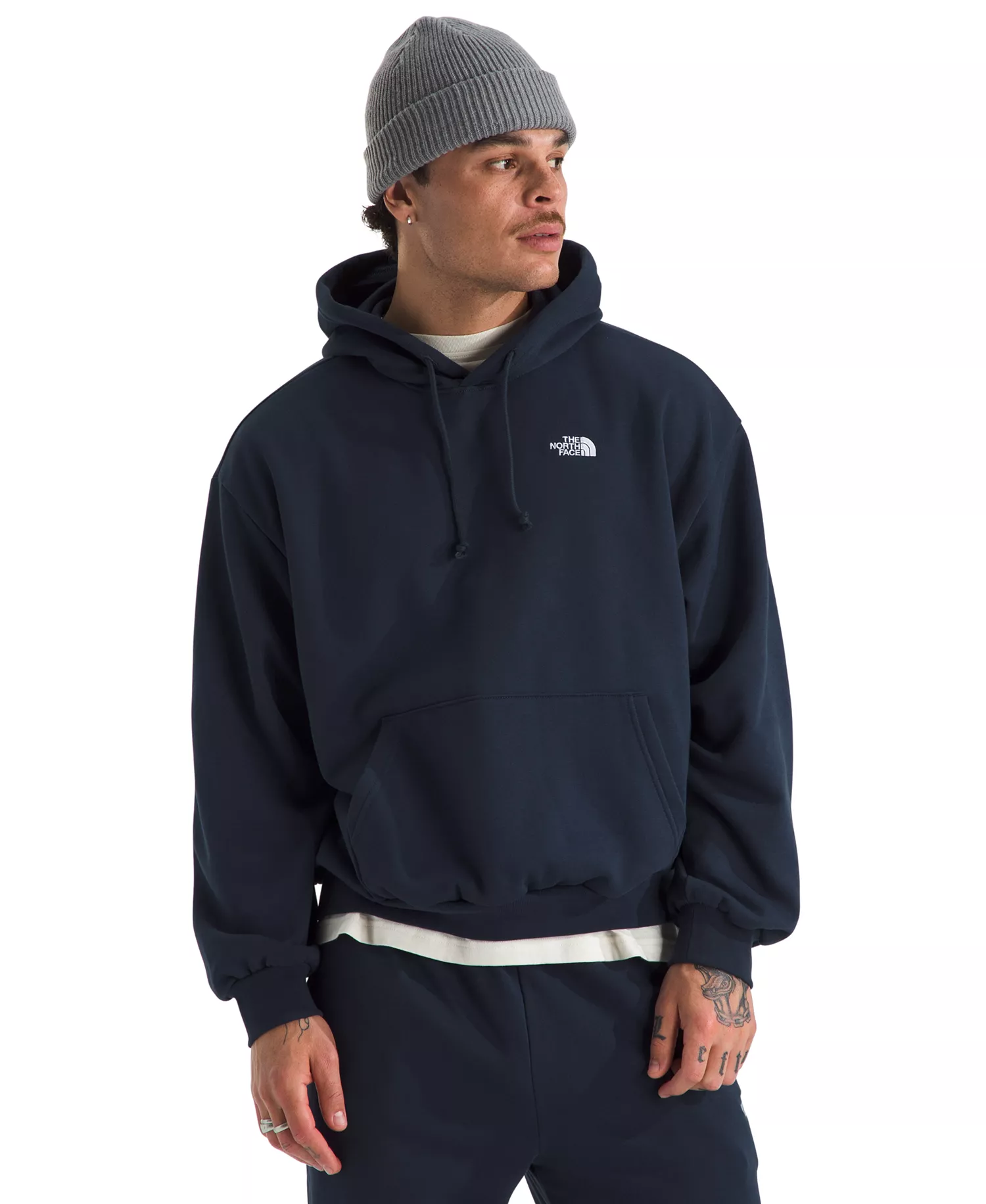 mni-ace36101055f64f9c6dfa5b96d92a182 Men's Evolution Simple Dome Oversized Hoodie