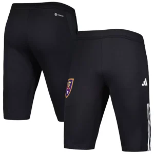 Men's Black Real Salt Lake 2023 On-Field Training AEROREADY Half Pants