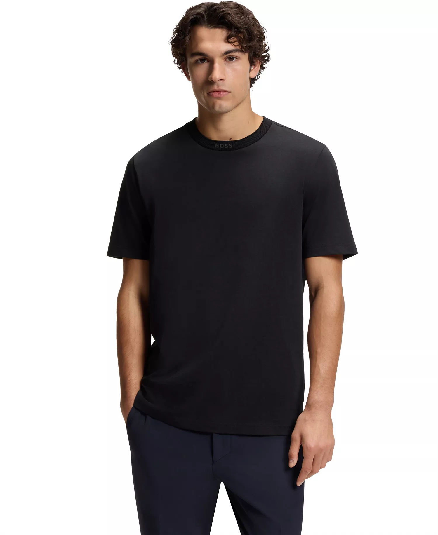 mni-ae02cb4524b0f2cbef29252d33c4e9b5 Men’s Cotton Logo Crew Neck T-Shirt — изображение 3