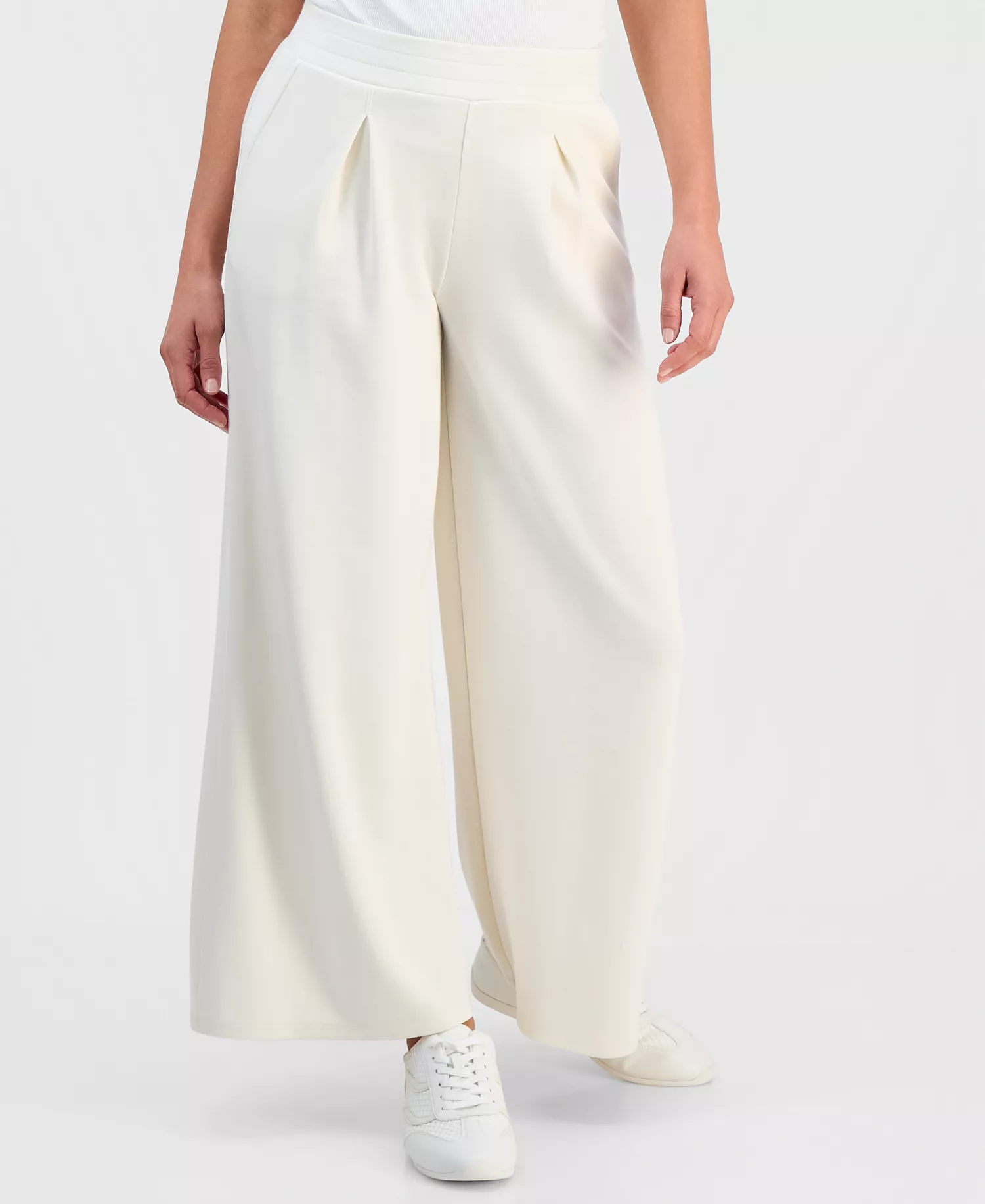 mni-ae472d2321668f6347f989985a3a183d Petite High-Rise Wide-Leg Sweatpants, Macy's Exclusive — изображение 3