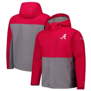 Men's Crimson Alabama Crimson Tide Field Bound Omni-Tech Full-Zip Jacket