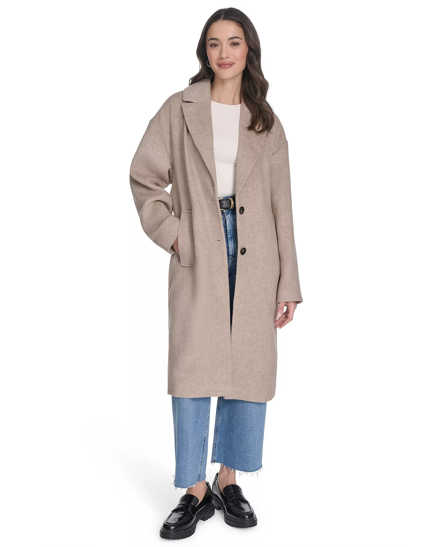 mni-afa67315d214010ee8d7750ba1fcb1fd Women's Regular Single Breasted Top Coat