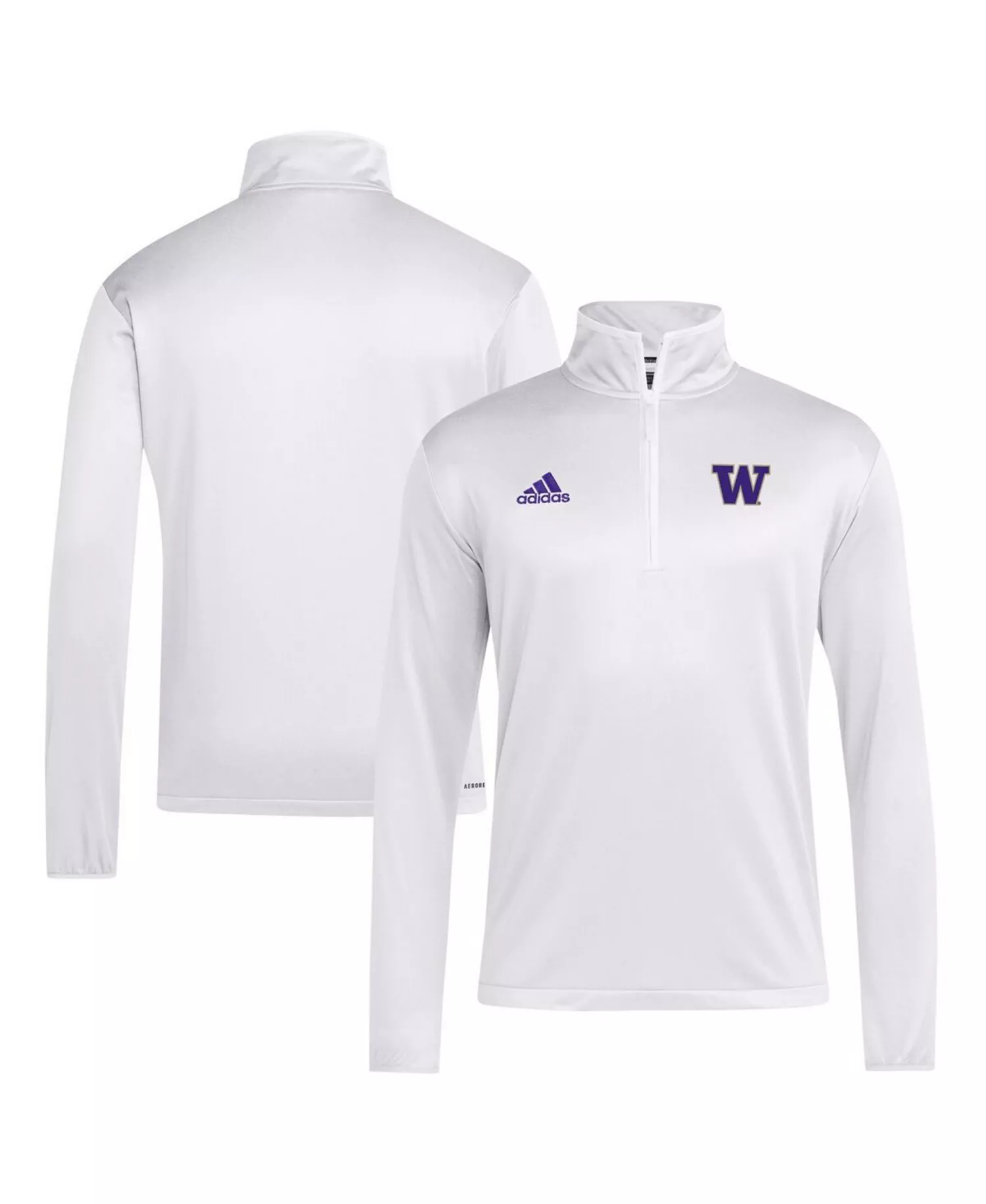 mni-afeb620318cb4cead51e932c11ec567a Men's White Washington Huskies 2024 Coaches Sideline Quarter-Zip T-Shirt