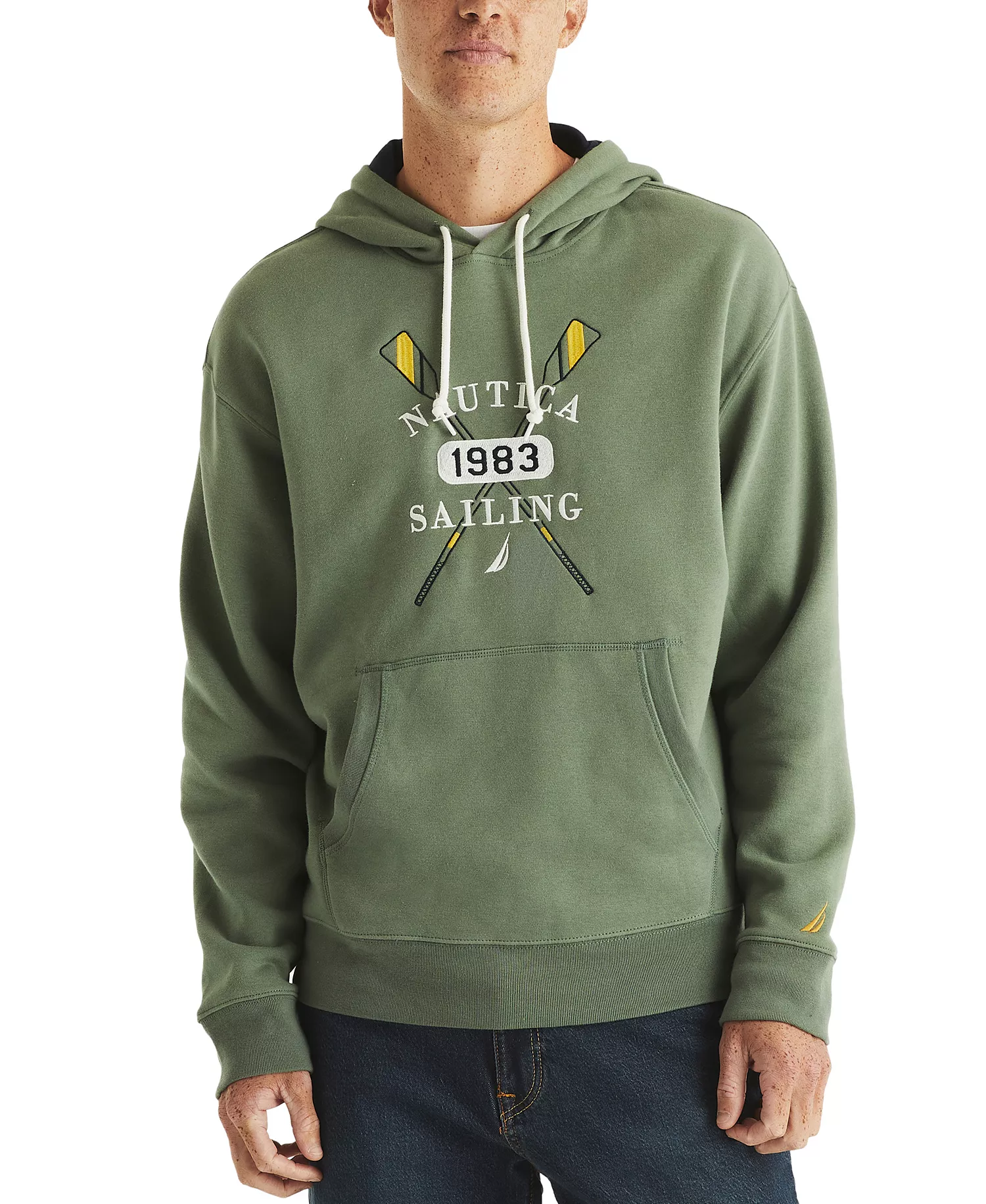 mni-b0c48df79f57d7f7759bb758c1f9c5d5 Men's Pullover Logo Graphic Hoodie — изображение 3
