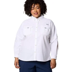 PFG Plus Size Long-Sleeve Outdoor Shirt