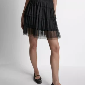 Women's Pull-On Mesh Tulle Mini Skirt