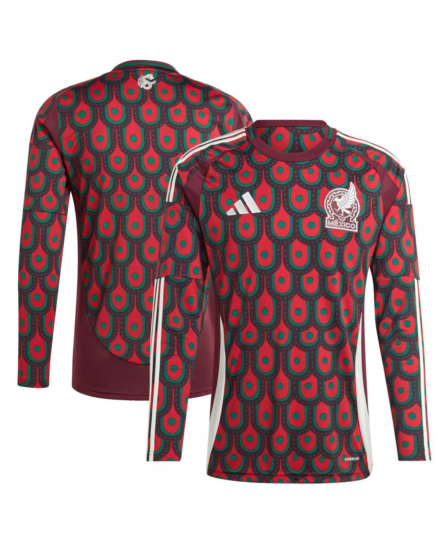 mni-b4465f537bd1b384661522a1615572ea Men's and Women's Mexico National Team 2024 Replica Long Sleeve Jersey