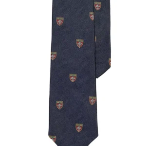 Men's Silk Repp Narrow Club Tie