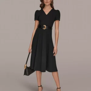 Women's A-Line Midi Dress