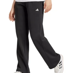 Women's Essentials Small Logo Feel Cozy Open Hem Pants