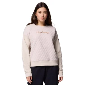 Women's Cream Texas Longhorns Collegiate Hart Mountain Quilted Sweatshirt