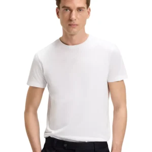 BECKHAM x BOSS Men's Mercerized Cotton Regular-Fit T-Shirt
