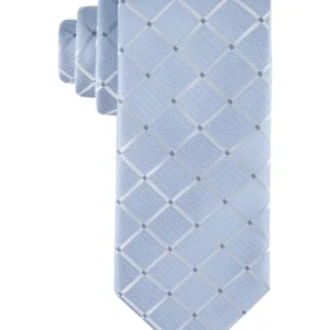 Men's Herringbone Grid Tie