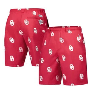 Men's Crimson Oklahoma Sooners PFG Backcast III Omni-Shade Shorts
