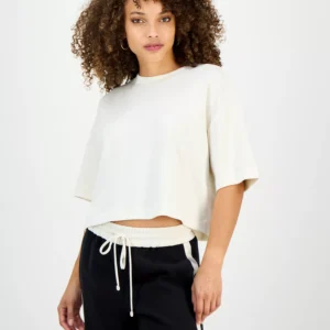 Petite Crewneck Short-Sleeve T-Shirt, Macy's Exclusive